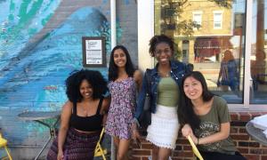 Johns Hopkins University Undergraduate Researchers doing Fieldwork